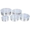 Hastings Home Hastings Home 5 Piece Stainless Steel Bowl Set with Lids 611427DPW - alternate 3